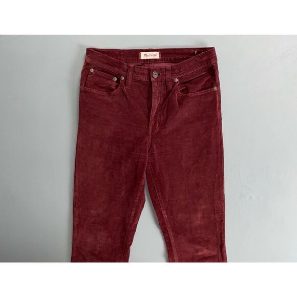 Madewell 'Cali Demi Boot' Velvet, Felt, Velour 5-Pocket Jean Style Pants. 2 GUC - Picture 5 of 9